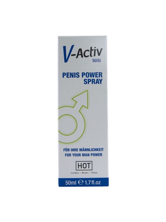 Hot V-Activ Penis Power - Spray per il Piacere Erotico dell'Uomo 50 ML