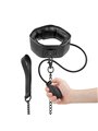 Fetish Submissive Bondage - Inflatable Strangulation Collar with Chain
