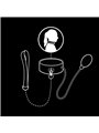 Fetish Submissive Bondage - Inflatable Strangulation Collar with Chain