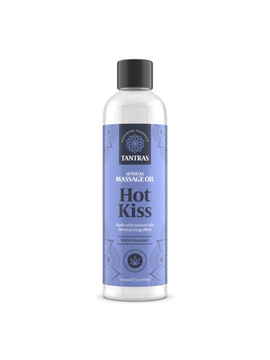 Tantras Love Oil Hot Kiss - Olio da Massaggio con Feromoni 150 ML