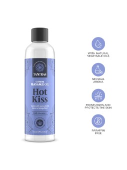 Tantras Love Oil Hot Kiss – Massage Oil with Pheromones 150 ML
