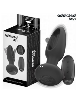 Addicted Toys - Anal Plug with Vibrating Tongue and Remote Control