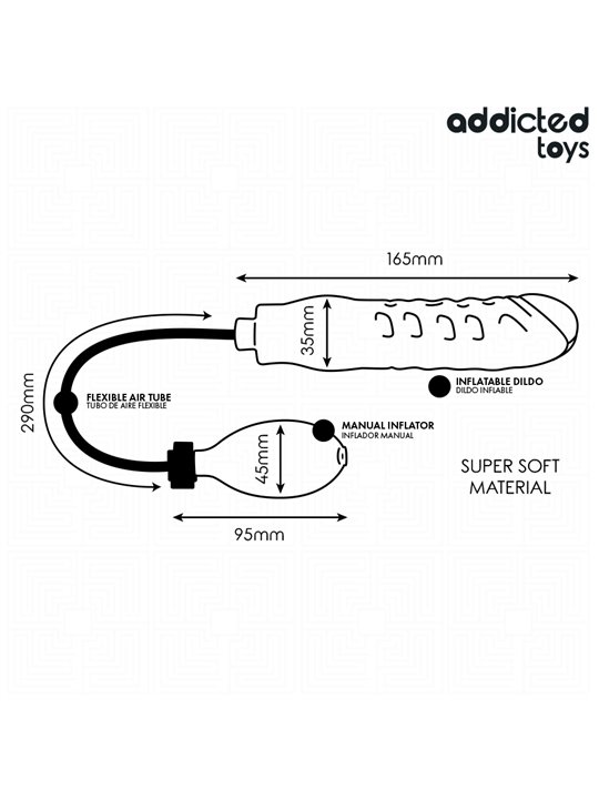 Addicted Toys - Dildo Gonfiabile Modello 1