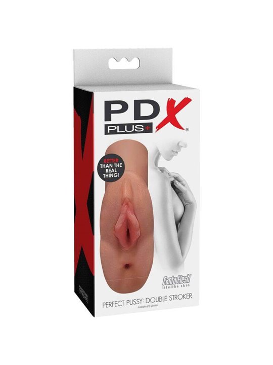 Pdx Plus - Masturbatore Maschile Vagina Ano Finto Realistico Perfect Pussy Double Stroker