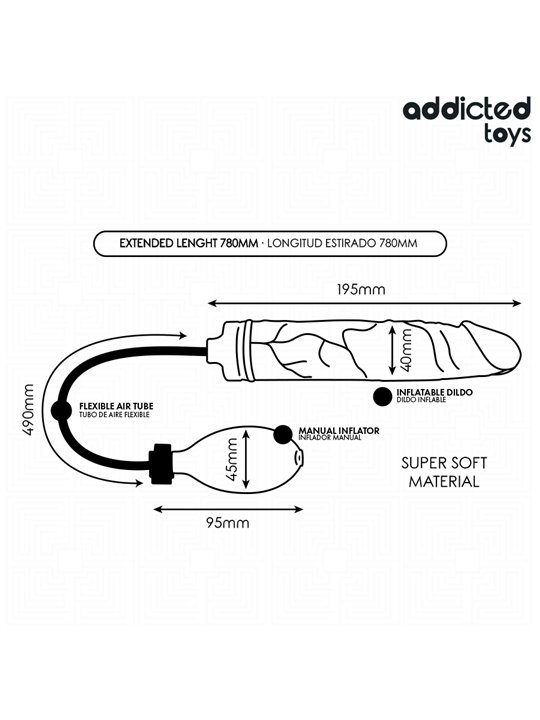 Addicted Toys - Dildo Gonfiabile Modello 2
