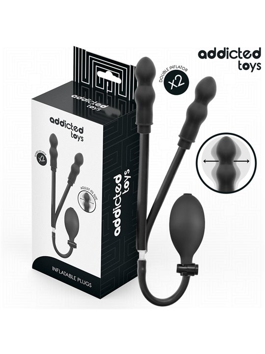 Addicted Toys - Doppio Plug Anale Gonfiabile Modello 3