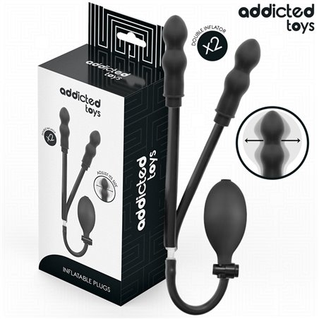 Addicted Toys - Doppio Plug Anale Gonfiabile Modello 3