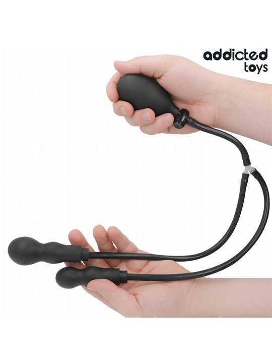 Addicted Toys - Doppio Plug Anale Gonfiabile Modello 3