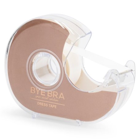 Bye-Bra - Double-Sided Adhesive Strips for Low-Cut Dresses with Dispenser, 3 Metres