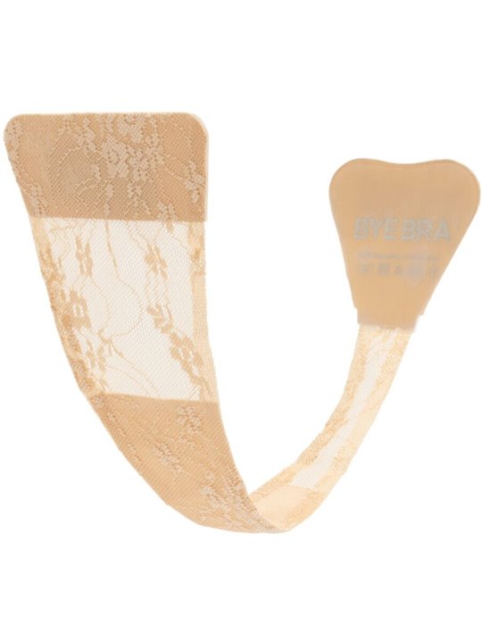 Bye-Bra - Seamless Beige Lace Adhesive Thong, One Size