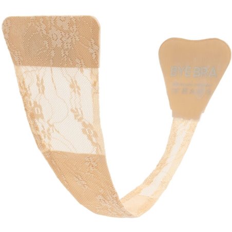 Bye-Bra - Seamless Beige Lace Adhesive Thong, One Size