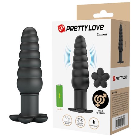 Pretty Love Imron – Silicone Vibrating Anal Plug with 10 Settings