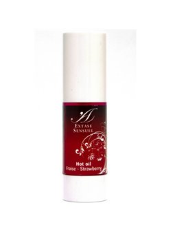 Extase Sensuel - Hot Oil Olio con Effetto Calore Aroma Fragola 30 ML