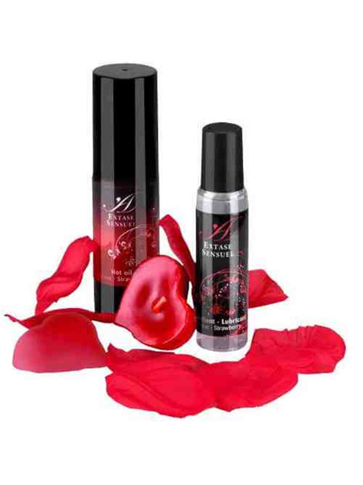 Extase Sensuel - Cofanetto Rouge Tentation Lubrificante Candela Olio Massaggi