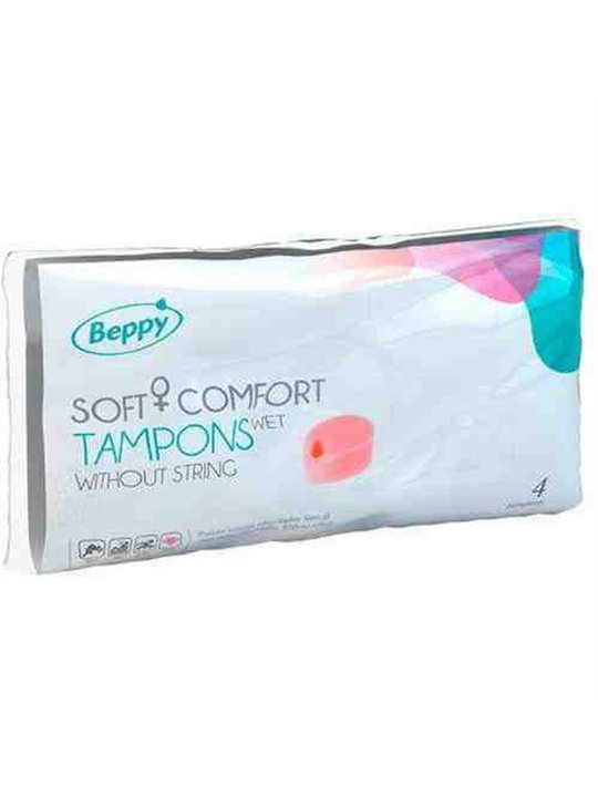 Beppy Soft Comfort - Tamponi Igienici Vaginali con Gel 4 Unità