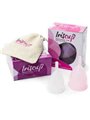 Iriscup - Large Pink Month Cup + Free Sterilizer Bag