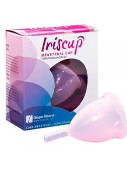 Iriscup - Coppa Mestruale Piccola Rosa + Sacchetto Sterilizzatore Gratuito