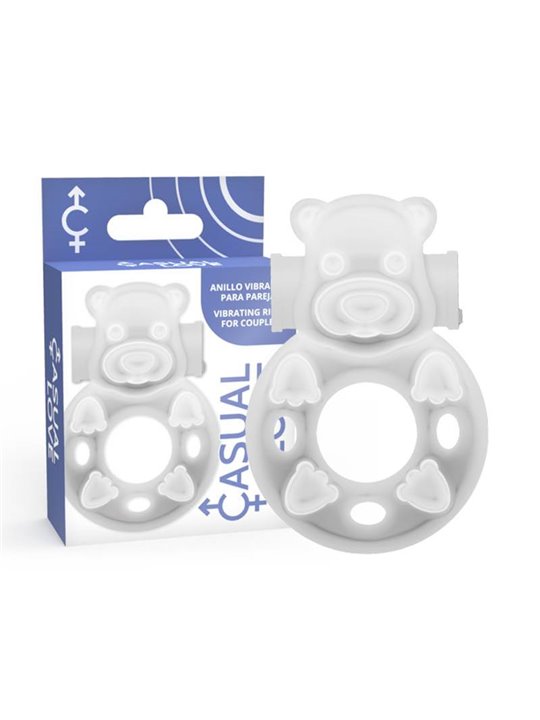 Casual Love Vibrating Ring - Anello Fallico Stimolante - Trasparente