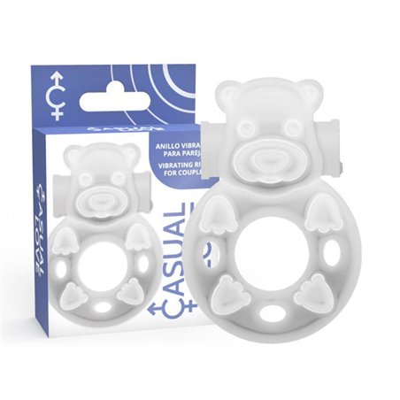 Casual Love Vibrating Ring - Anello Fallico Stimolante - Trasparente