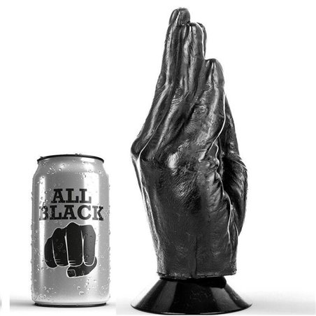 All Black - Dildo Da Fisting a Forma di Mano 21 CM