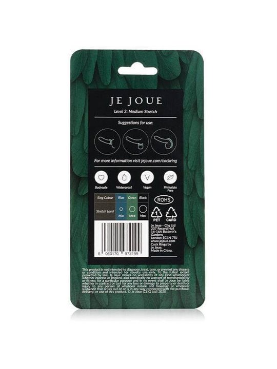 Je Joue - GReen Silicone Ring - Medium Choke