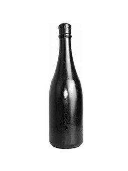All Black - Dildo Da Fisting a Forma di Bottiglia 34,5 CM