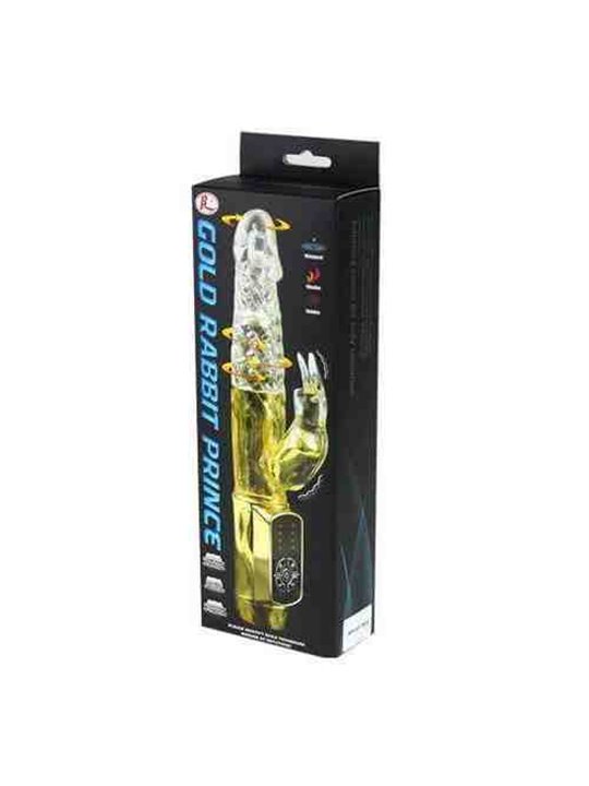 Baile - Gold Rabbit Prince Vibratore con Rotazione