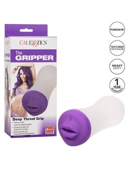 CalExotics Deep Throat GRip - Masturbatore Uomo Bocca Realistica in Silicone