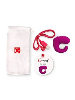 G-Vibe - Fun Toys GRing Vibrator Ring XL Sweet Raspberry