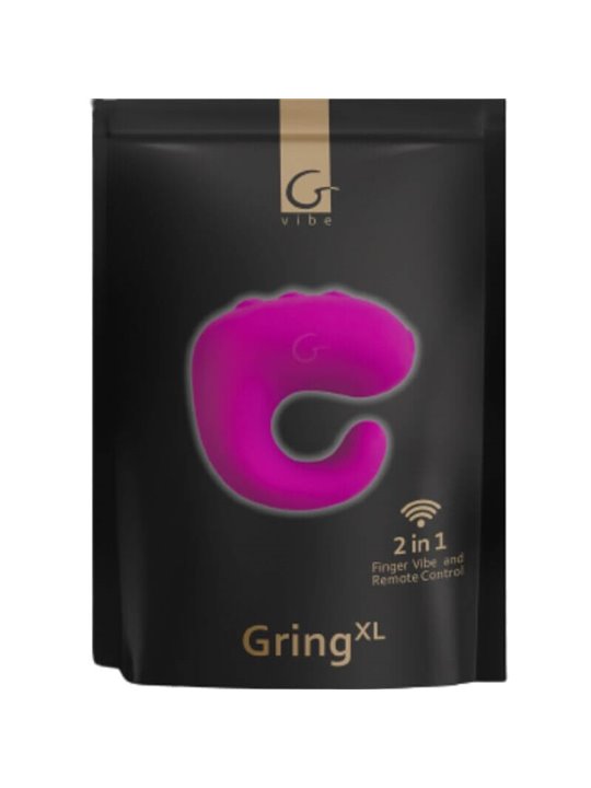Fun Toys  Gring XL Finger Vibrator Sweet Raspberry