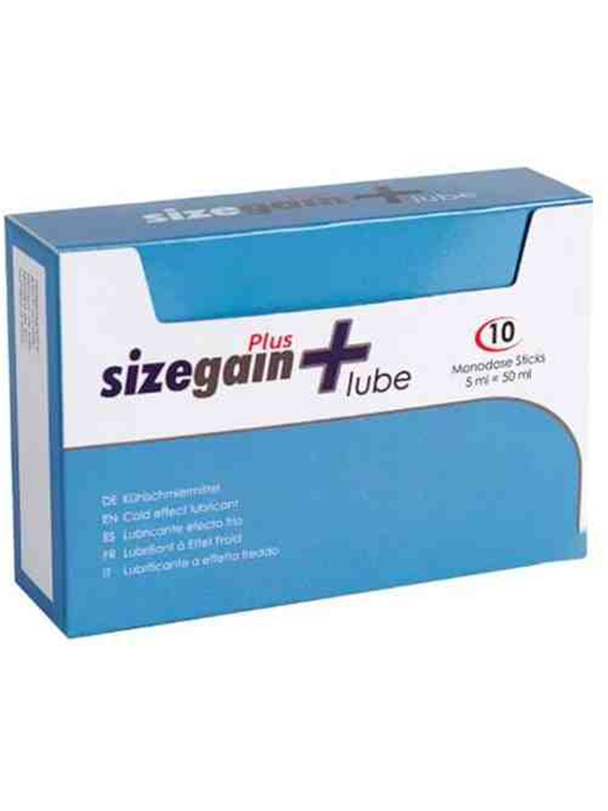 500 Cosmetics Sizegain Plus Lube - Lubrificante Intimo Base Acqua Effetto Freddo
