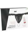 Intt Releases - Brazilian Black Panty with Pearls and Lubricant Gel 50 ML