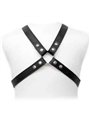 Leather Body Bdsm - Imbracatura Base in Pelle Nera