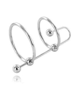 Metal Hard - Extreme Ring with Urethral Stop
