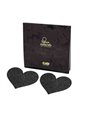Bijoux - Indiscrets Flash Black Heart Nipple Cuts