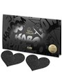 Bijoux - Indiscrets Flash Black Heart Nipple Cuts