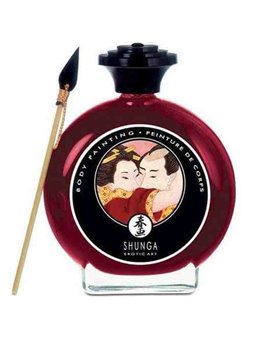 Shunga - Strawberry and Cava Body Painting
