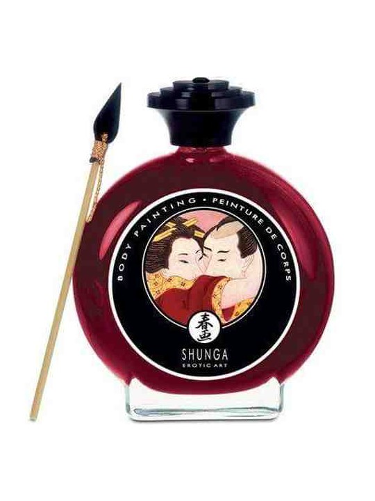 Shunga - Strawberry and Cava Body Painting