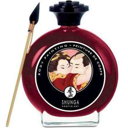 Shunga - Vernice per il Corpo Fragola e Champagne