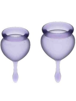 Satisfyer Feel Good Menstrual Cup Purple 15+20Ml