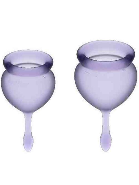 Satisfyer Feel Good Menstrual Cup Purple 15+20Ml