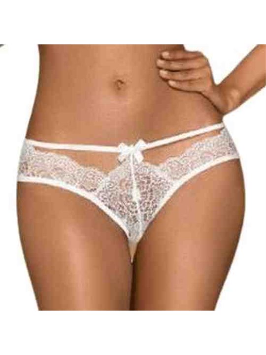Penthouse Adore - Mutandine in Pizzo Floreale - Taglia L/XL Bianco