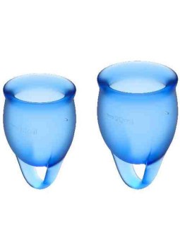Satisfyer Feel Confident Menstrual Cup Dark Blue  15+20Ml