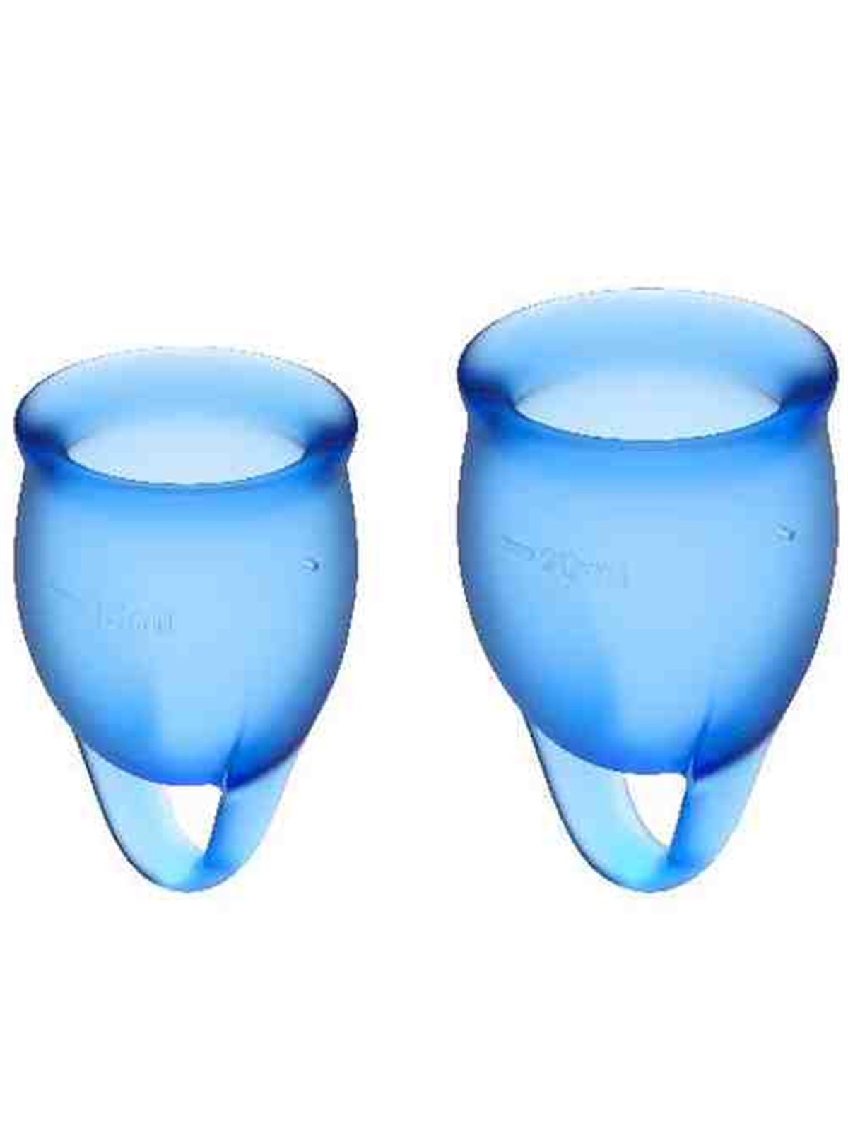 Satisfyer - Feel Confident Menstrual Cup Dark Blue 15 + 20 ML