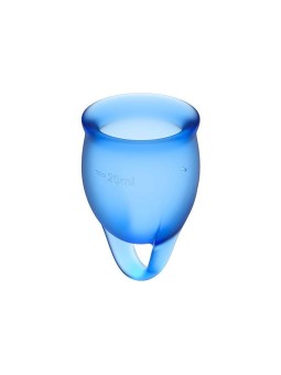 Satisfyer - Feel Confident Menstrual Cup Dark Blue 15 + 20 ML