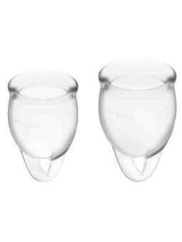 Satisfyer Feel Confident Menstrual Cup Clear  15+20Ml