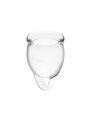 Satisfyer Feel Confident Menstrual Cup Clear  15+20Ml