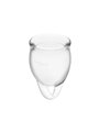 Satisfyer Feel Confident Menstrual Cup Clear  15+20Ml