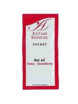 EXTASE SENSUAL - STRAWBERRY STIMULATING OIL 10 ML