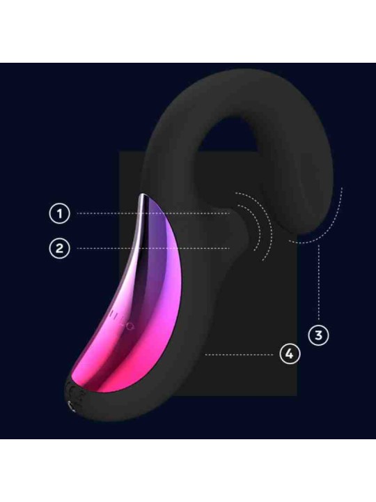 Lelo Enigma Cruise - Dual Stimulation Sonic Massager Black
